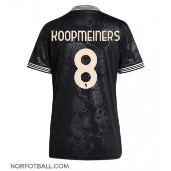 Billige Fotballdrakt Juventus Teun Koopmeiners #8 Replika Tredjedrakt Dame 2025-26 Kortermet